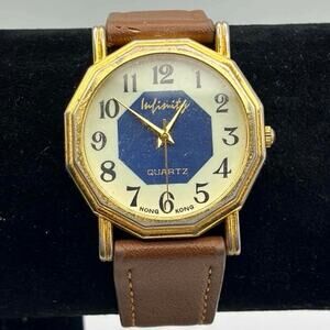 Gold & Blue Infinity Watch